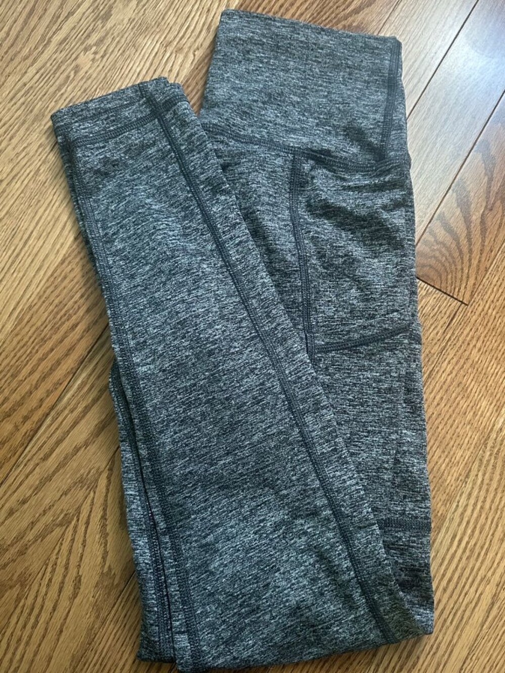 Aerie High-Waist Leggings — Heather Grey/Blue